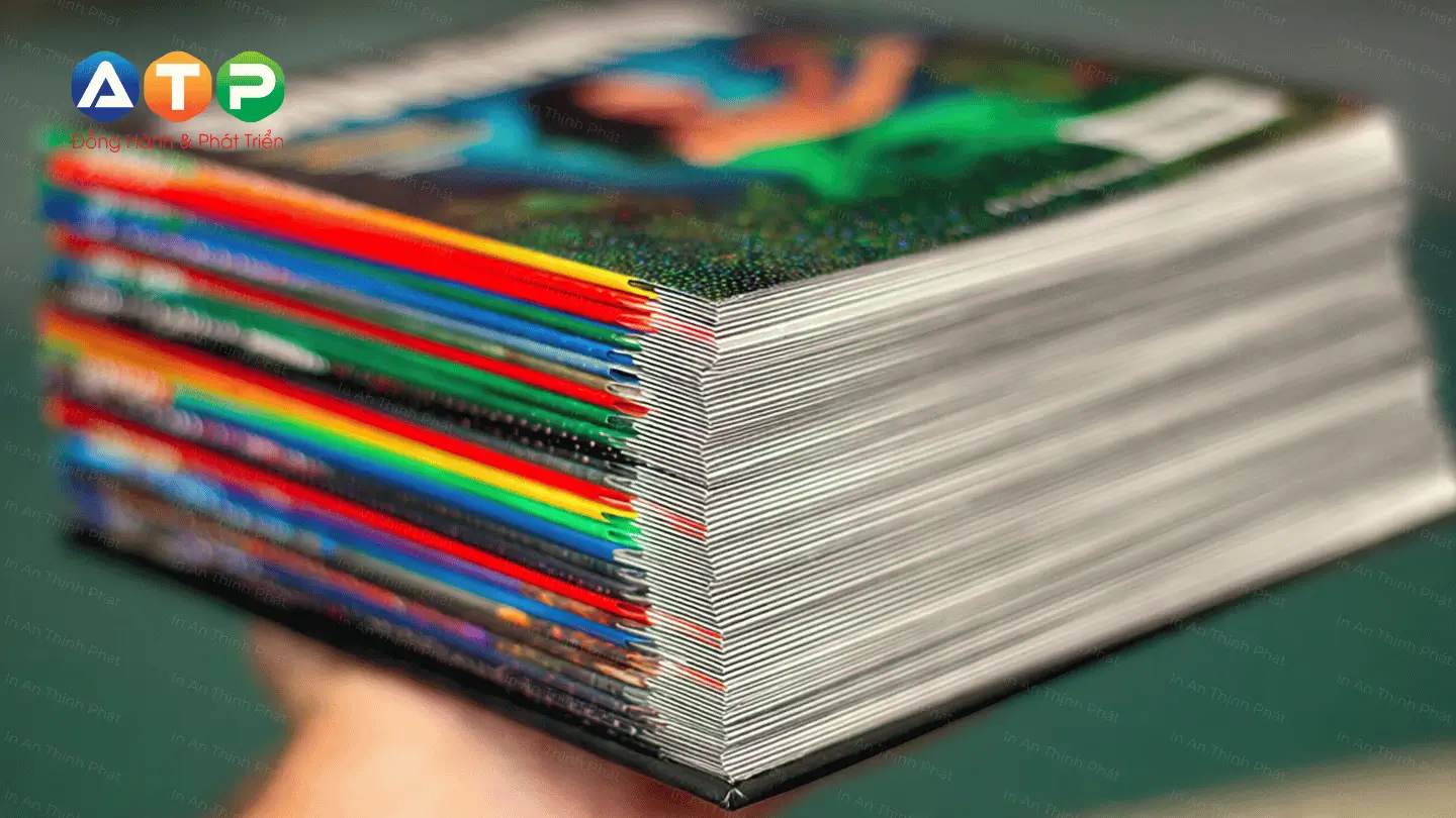 Các dòng sách bìa mềm phổ biến được in tại xưởng