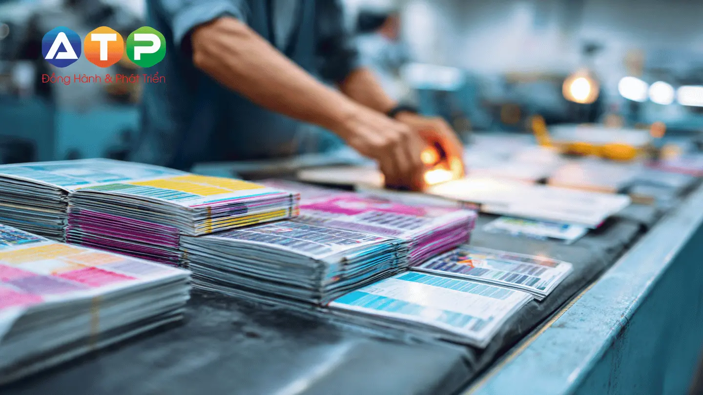 Khi in ấn là lời thì thầm thương hiệu trên trang giấy