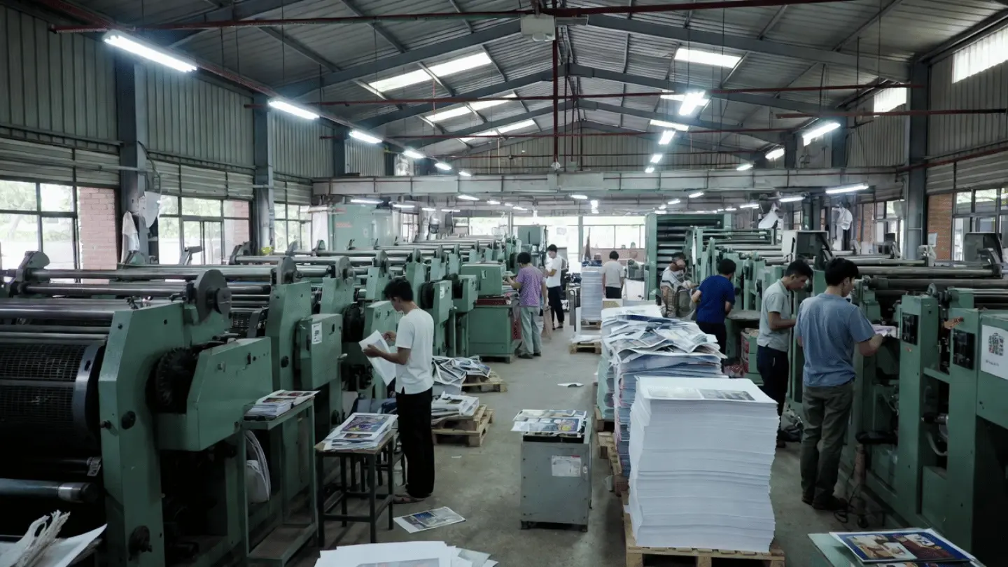 Vấn đề gáy in – cong vênh, rạn giấy