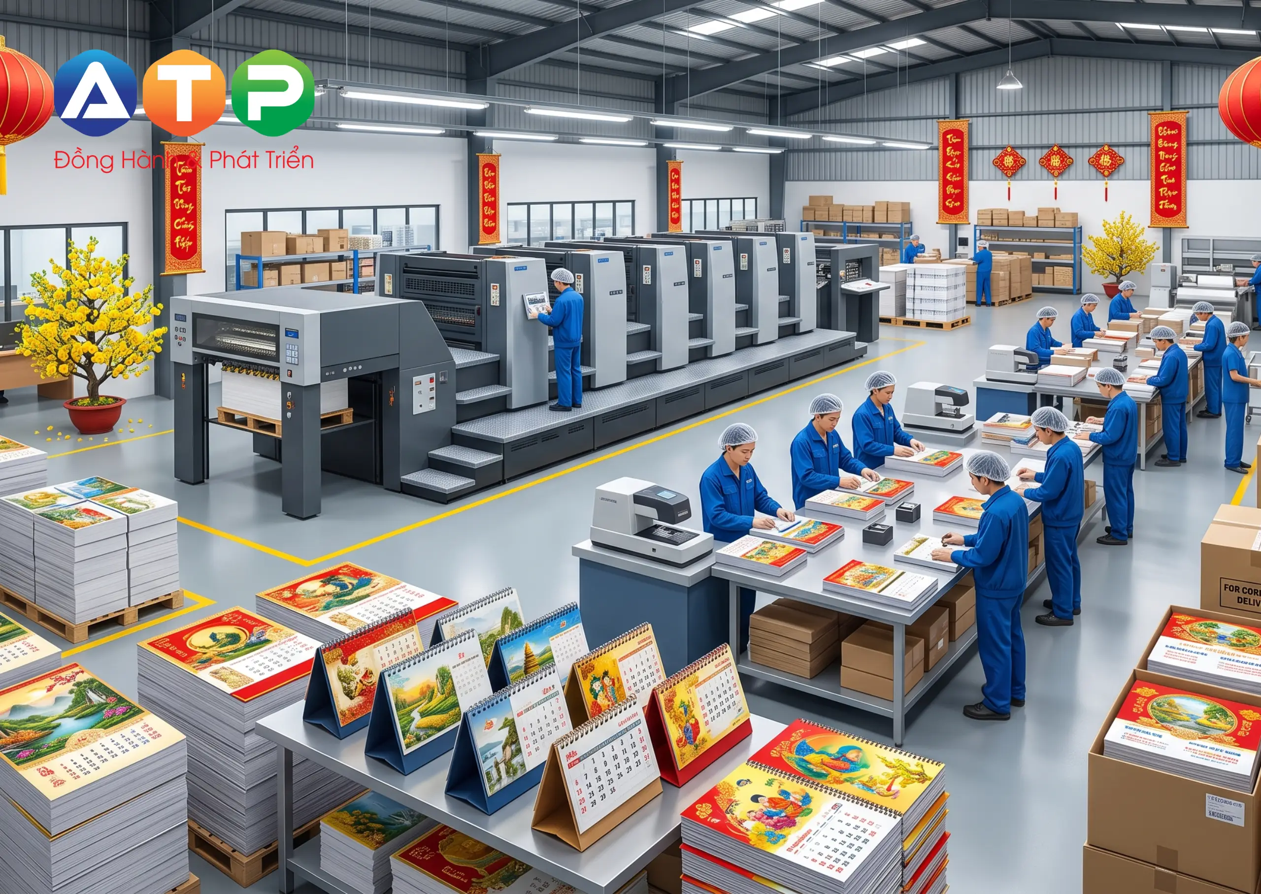 Bản Chất Kỹ Thuật Thế Nào Mới Là Một Nhà Máy In Lịch Tết Thực Thụ