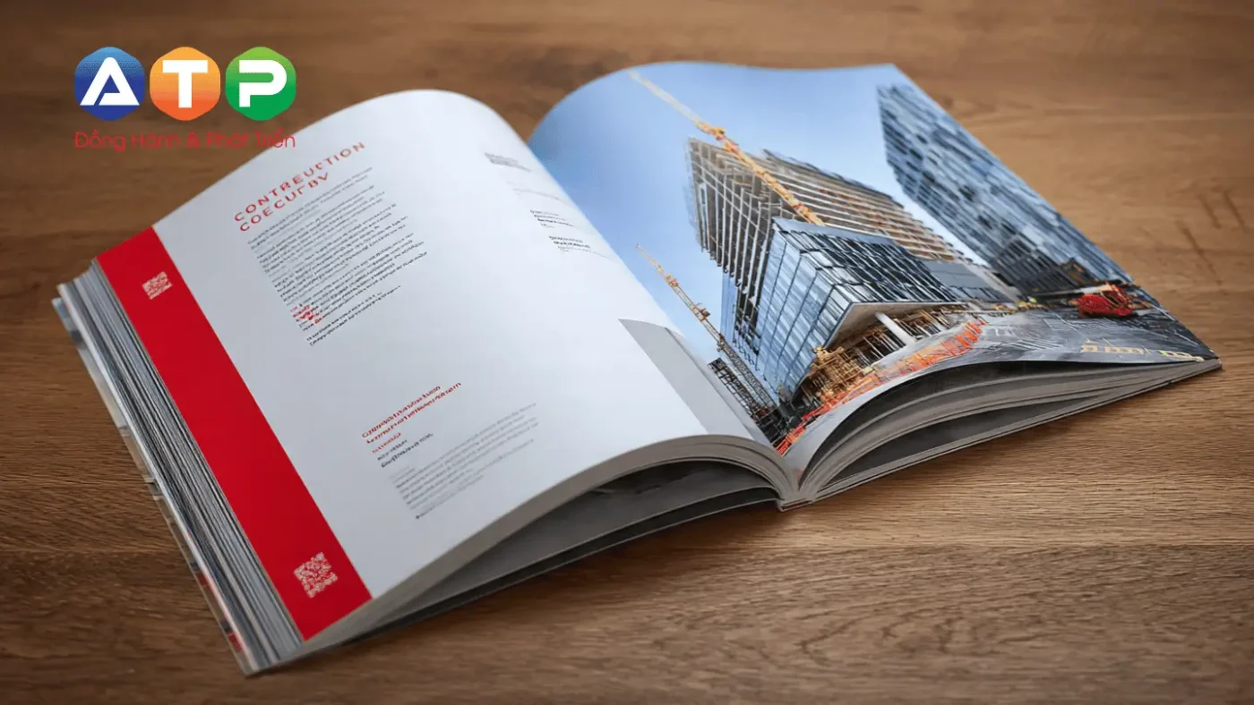 In catalogue A3 – Nét tinh hoa hội tụ trong từng trang in