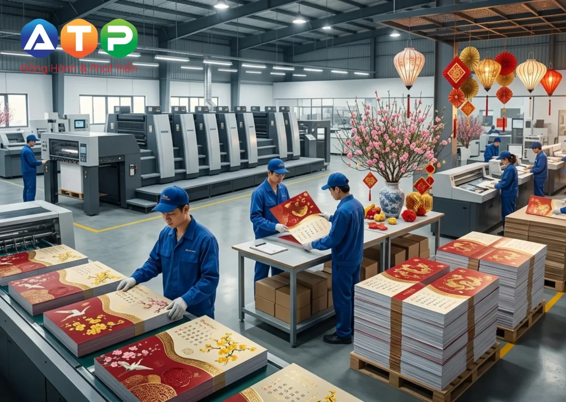 Xưởng In Lịch Bloc Số Lượng Lớn Cho Doanh Nghiệp Giá Gốc