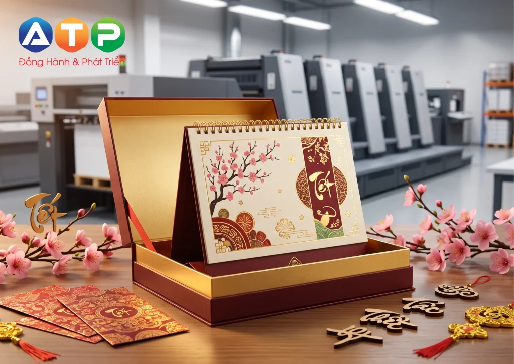 In Lịch Tết Để Bàn Làm Quà Tặng Doanh Nghiệp An Thịnh Phát